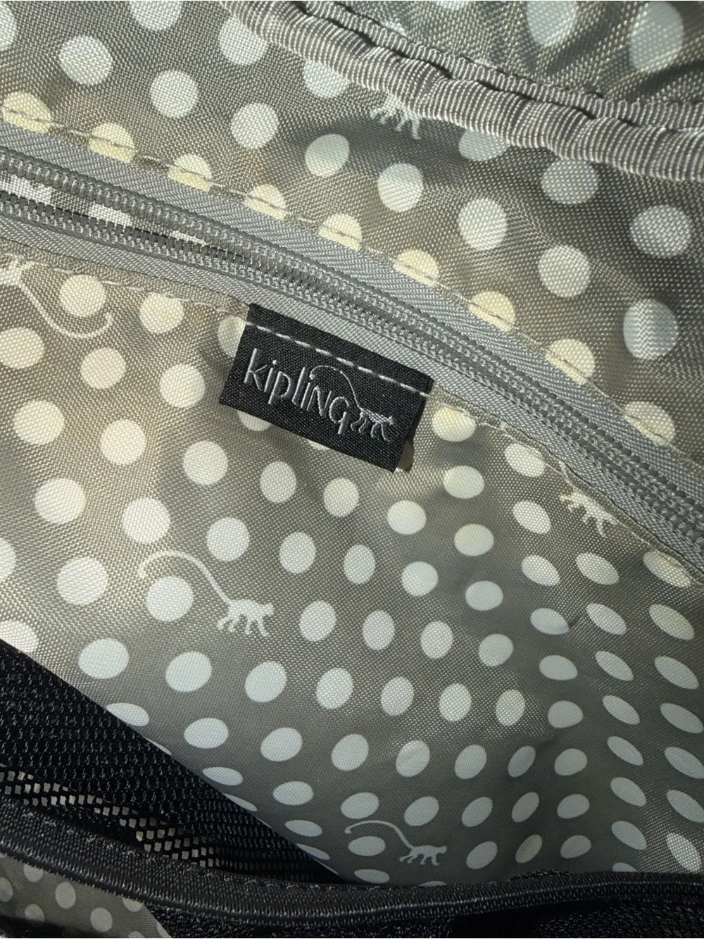 Kipling Black Alanna Diaper Bag